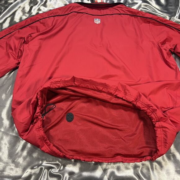 Nike On-Field Arizona Cardinals Men’s L Jacket Red Sideline 1/4 Zip Pullover NFL - Picture 11 of 12